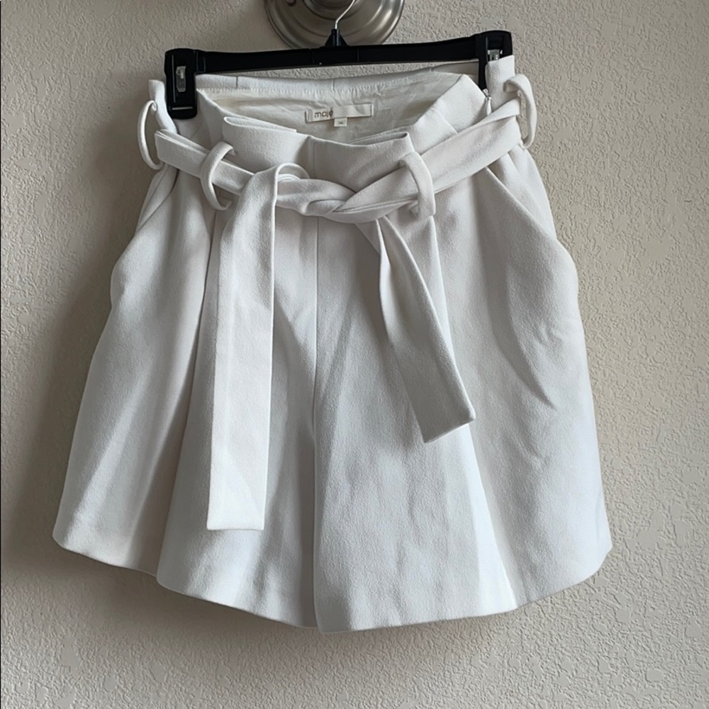 Maje White Shorts
